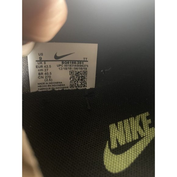 Nike React Element 55 Pumice Volt Green Black Running Shoes BQ6166-201 Men’s Sz9 - Picture 7 of 7